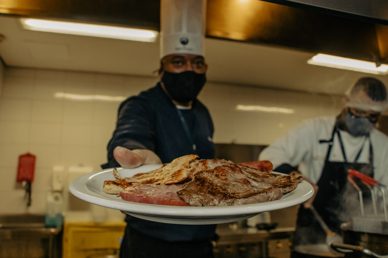 Degustação de pratos/Hotel Rainha do Brasil